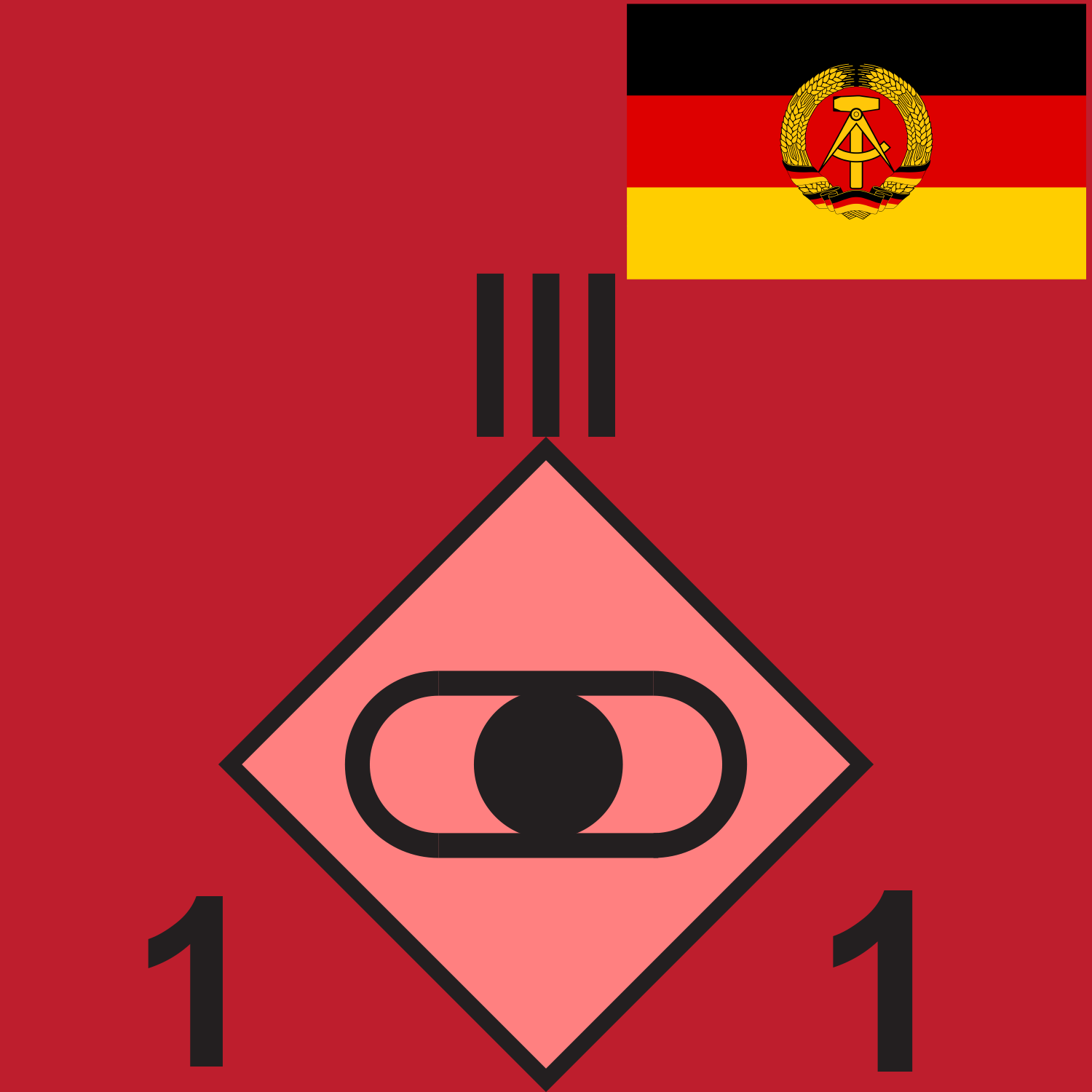 RED GDR 1 FAR 1989